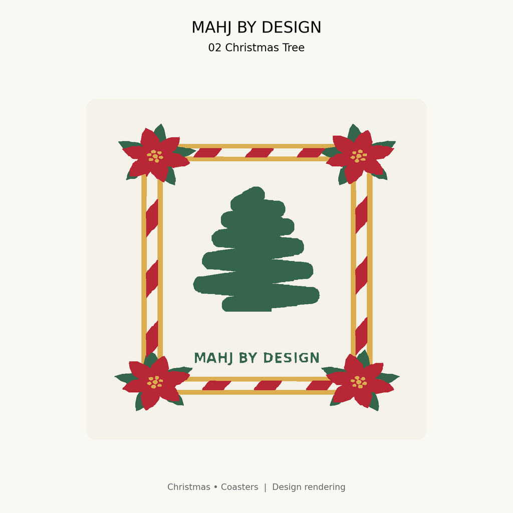 Christmas Coasters design 2