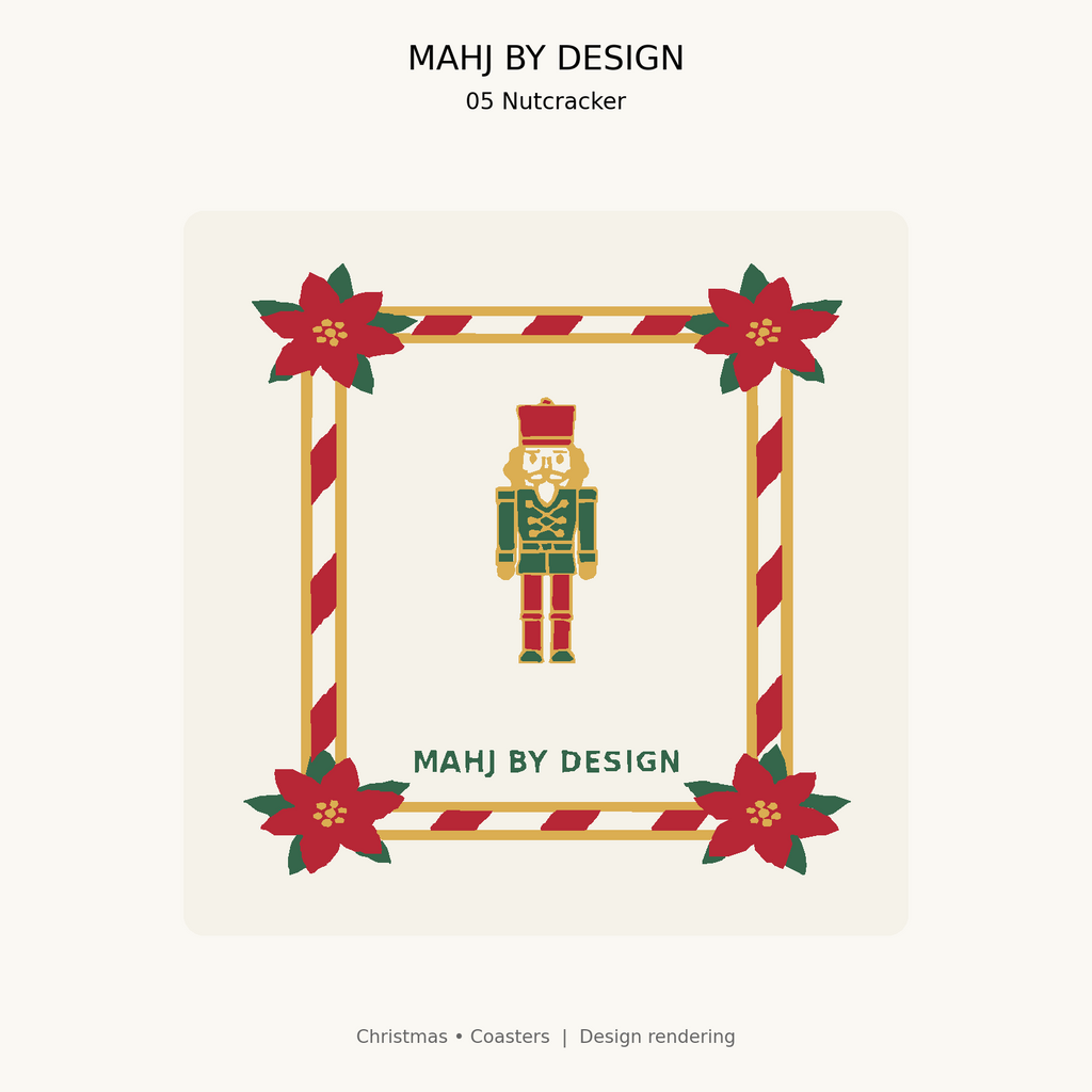 Christmas Coasters design 5