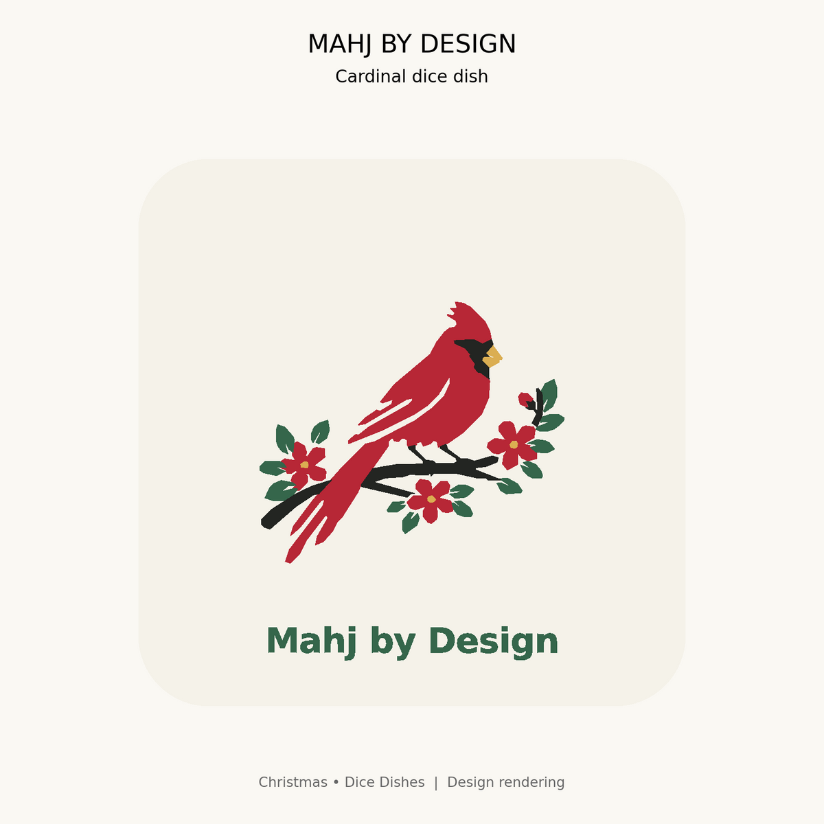 Christmas Dice Dishes design 2