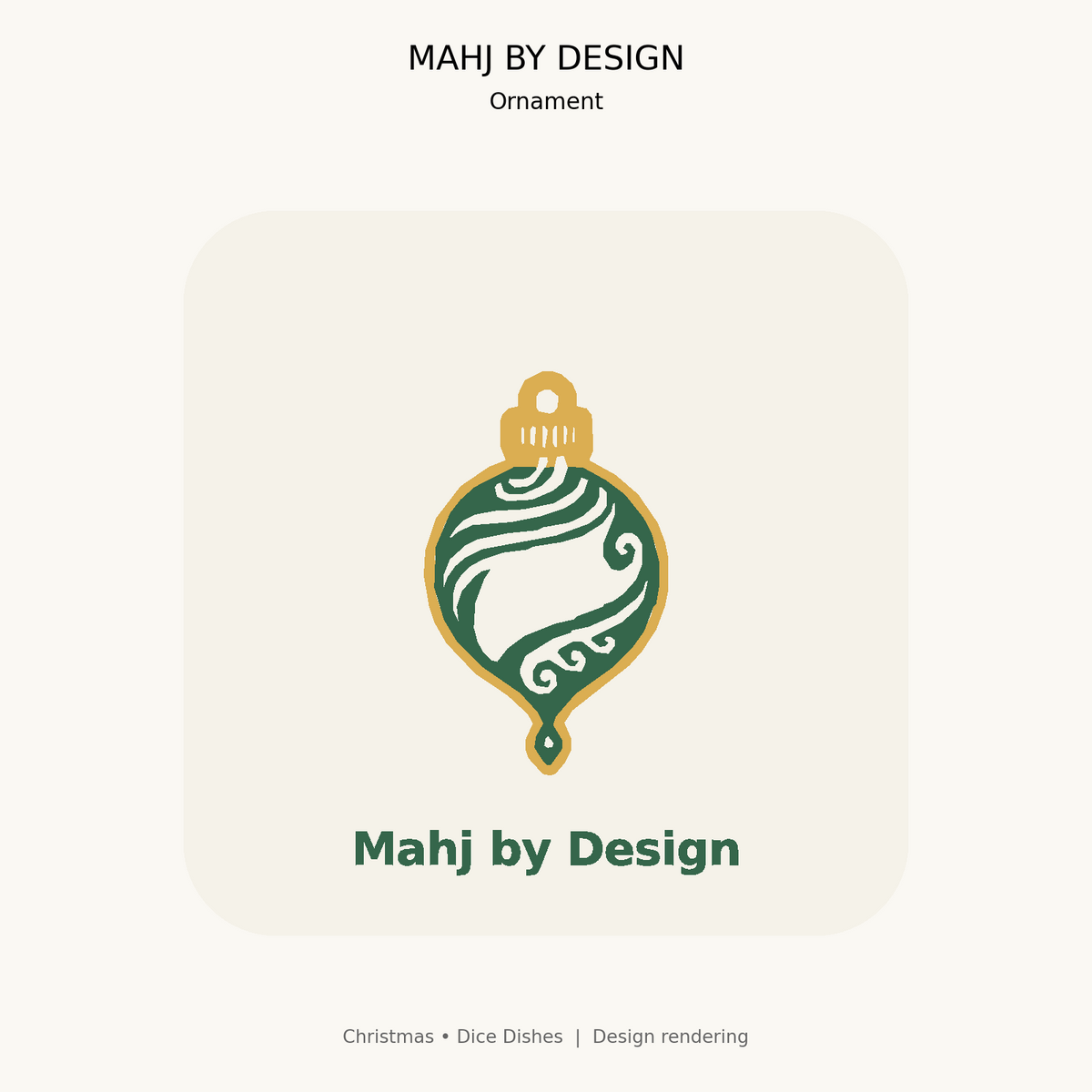 Christmas Dice Dishes design 5
