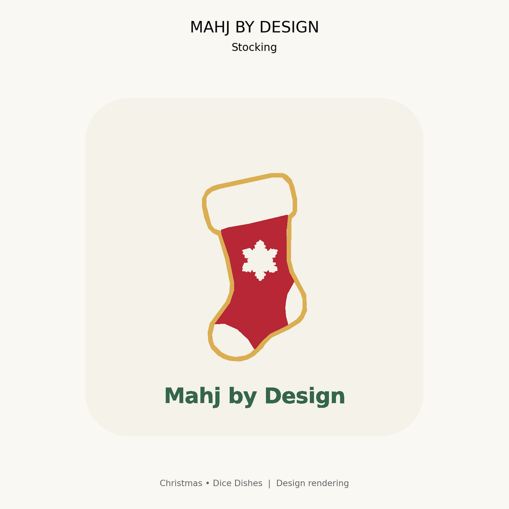 Christmas Dice Dishes design 6