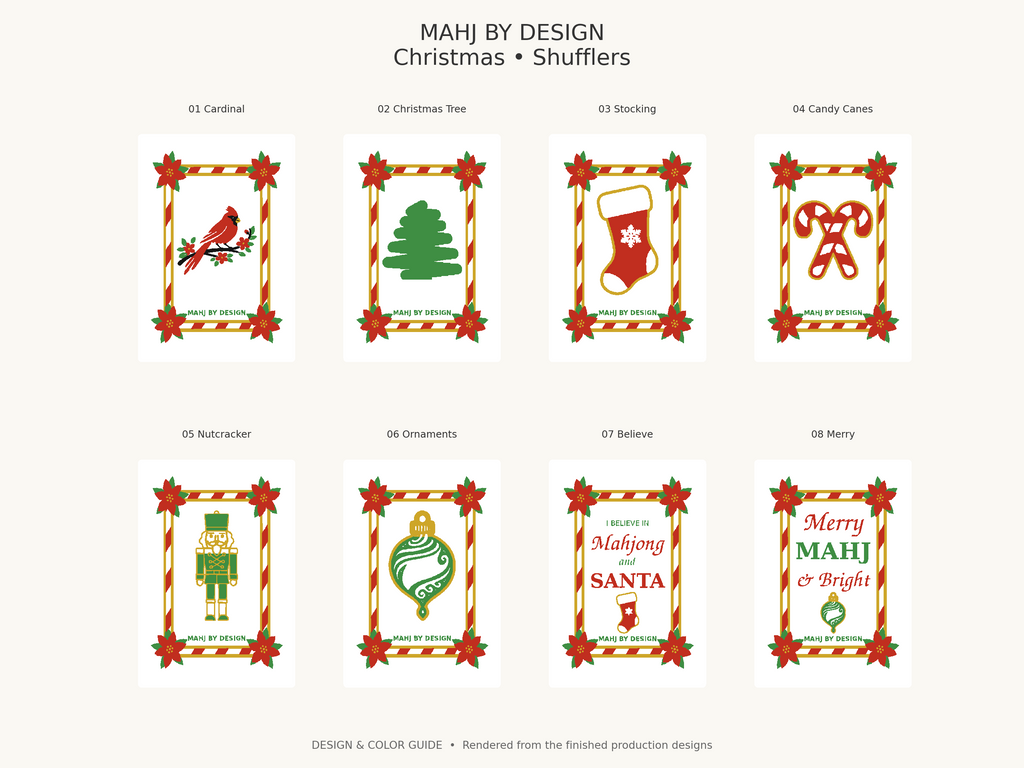 Christmas Shufflers all designs